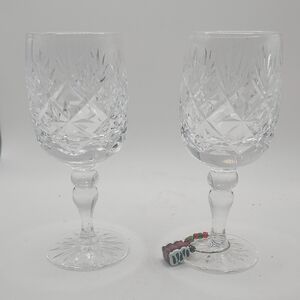 Thomas Webb Of England Cordial Crystal Glass Set